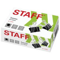 Зажимы для бумаг 41мм STAFF