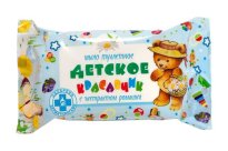 Мыло туалетное 100г Детское Красавчик (Меридиан)  РОМАШКА флоу-пак 66шт/уп 888.jpg
