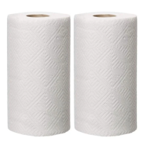 Полотенце бум. в рулоне 2шт.2х сл. Bonton ЭКО серые 20х22см 12штуп