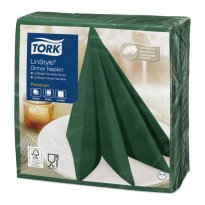 Салфетки 39*39см темно-зеленые Tork LinStyle (50шт.), Premium (Австрия) 478847 (распродажа!!!) 81.jp
