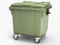 Контейнер 1100л мусорный передвижной