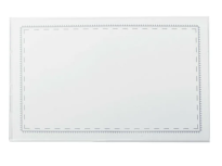 Бейдж BRAUBERG 9057мм, с клипсой и булавкой 50штуп