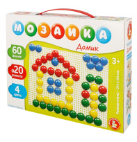 Мозайка Домик 60 фишек, 4 цвета