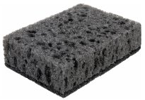Губка д посуды Square Black Лайма 10шт крупнопористая, поролон абразив