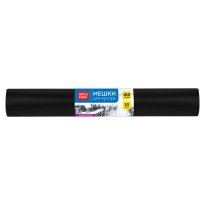 Пакеты дмусора 180 л. 10шт. OfficeClean 90110  65мкм черные в рулоне