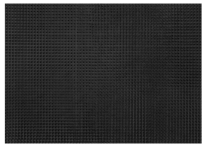 Коврик придверный пластиковый, черный, грязезащитный 6090см ТРАВКА PRIMILA
