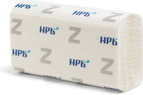 Полотенца лист. Z-сл 2-сл белые, 150л, 25штуп, NRB-25Z222