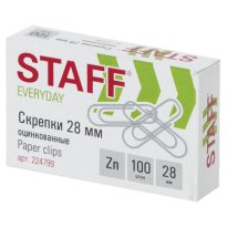 Скрепки 28мм STAFF 