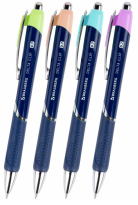 Ручка шариковая автоматическая BRAUBERG Delta Clip, СИНЯЯ, узел 0,7 мм