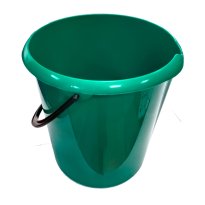 Ведро 6л. зеленое пластмассовое 