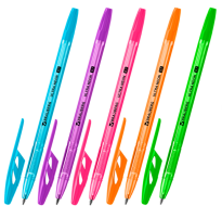 Ручка шариковая BRAUBERG ULTRA NEON, СИНЯЯ, узел 0,7 мм, чернила ГЕРМАНИЯ, наконечник ШВЕЙЦАРИЯ