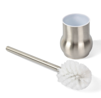 Ерш дунитаза с подставкой, нерж. стальпластик , 9,59,537см