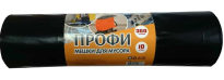 Пакеты дмусора 360 л. 10шт. 65мкм КБ Профи в рулоне