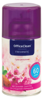 Освежитель воздуха сменный блок (баллон) 250мл OfficeClean Весенняя сакура и сладкий миндаль