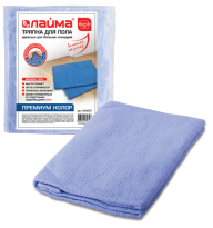 Тряпка дмытья пола Лайма Премиум, 80100см плотность 200 гм2, 100% вискоза 22штуп