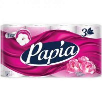 Туалетная бумага станд. рулон Papia SECRET GARDEN 3сл. 8шт. ароматиз. 7 уп/кор, 252 уп/палл 5064994 