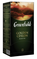Чай GREENFIELD Golden Ceylon черный цейлонский,25 пакетов