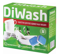 Таблетки для посудомоечных машин DIWASH 100шт 30564