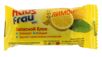 Чистящее средство для унитазов Haus Frau Лимон, запасной блок, 1 шт.