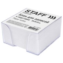 Блок-кубик для записей в подставке 9x9x5см белый STAFF, белизна 70-80%, 129194 540.jpg