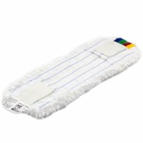 Насадка Моп плоская 40х13см, микрофибра, ухо+карман, белый, крупнопетлевой арт.IT-0506 1