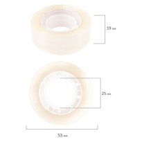 Скотч канцелярский 19мм х 33м BRAUBERG, прозрачный, 223125  12шт/уп 107.jpg