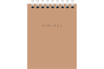 Блокнот А7 40л Brauberg Minimal Classic, на гребне 2