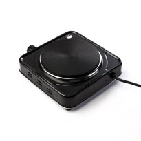 Плитка электрическая Luazon LHP-002 черная, 1 конфорка