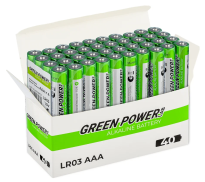 Батарейка PowerLab Green Alkaline, AАА (LR3,1,5В) алкалиновая