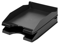 Лоток горизонтальный для бумаг КОМПЛЕКТ 2ШТ. BRAUBERG Modern (34625461 мм) черный