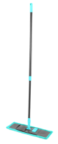 Швабра с флаундером 40 см, черенок 70-120 см, МОП микрофибры (ТИП К), ЛЮБАША, 700052