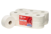Туалетная бумага Focus Mini Jumbo (T2), 2 сл., 170м, белая, 12штуп 48уппаллет  5036904