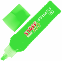 Текстовыделитель STAFF EVERYDAY HL-707, ЗЕЛЕНЫЙ, линия 1-5 мм, 152543