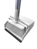 Набор для подметания Haccper совок-ловушка, щетка и рукоятка, белый 9111W 46.jpg