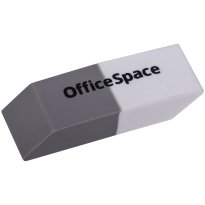 Ластик OfficeSpace, скошенный, комбинированный, термопластичная резина, 41148мм 2