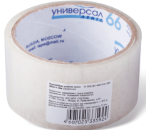 Скотч упаковочный 48мм х 30м, UNIVERSAL, 38 мкм, прозрачный 36шт.уп.