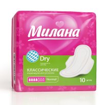 Прокладки Милана Classic Normal Dry 10штуп
