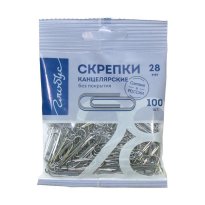 Скрепки 28мм Globus 100 шт., в пакете С28-100ПЛ