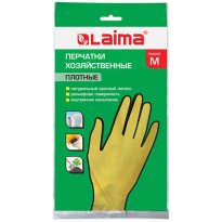 Перчатки латексные хозяйственные, размер M, Лайма 