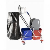 Тележка уборочная двухведерная с корзиной 34л (2*17л), металл. основа, с держателем мешка 31.jpg
