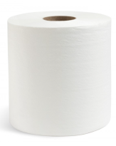 Полотенца рулонные 135м Матик без перфор 2-сл супербелые мягкие, втулка 4,5 см