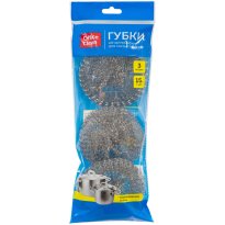 Губка дпосуды металлич. OfficeClean по 1 шт. , 3штуп