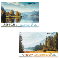 Альбом дрисования 20 л. А4 Brauberg Природа