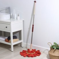 Швабра с отжимом, насадка из микрофибры 