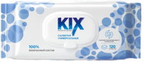 Салфетки влажные 120 шт KIX универсальные