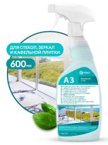 Моющее средство для стекол, зеркал и каф. плитки  А3, 600мл с курком арт.125260  8шт/уп 1
