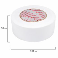 Скотч 2-х стороний (клейкая лента) 50 мм х 8 м, НА ВСПЕНЕННОЙ ОСНОВЕ, 1 мм, прочная, BRAUBERG 51.jpg