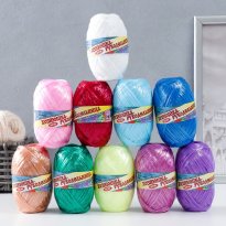 Пряжа Для души и душа 100% полипропилен, 180м. НАБОР 10шт