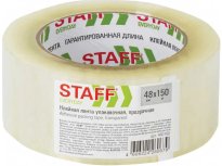 Скотч упаковочный 48мм150м STAFF прозрачный 40мкм