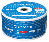Диск DVD+R Cromex 4.7Gb 16x Bulk КОМПЛЕКТ 50шт